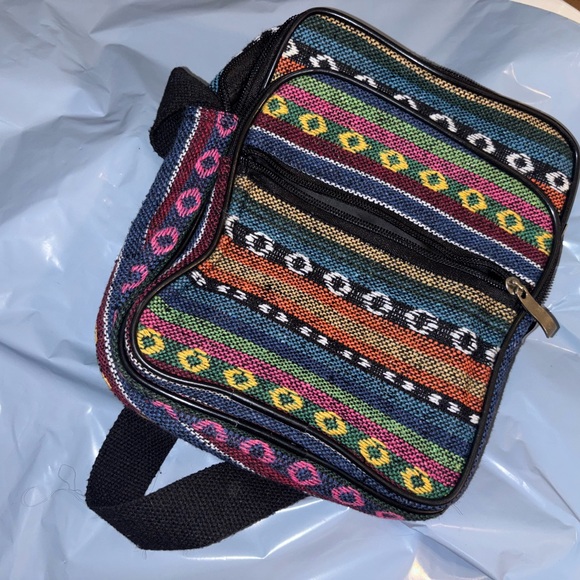 Multicolor Striped Women's Bag - Picture 2 of 5
